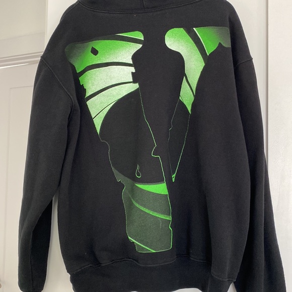 Juice WRLD x Vlone x XO Weeknd Black Double Agent Hoodie - Picture 4 of 5